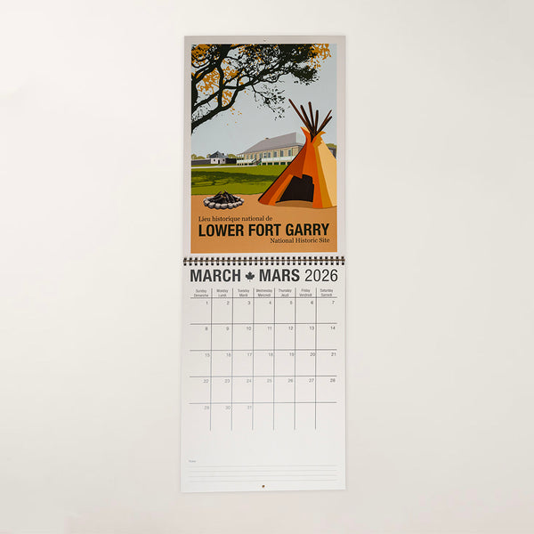 2026 Calendar - Vintage