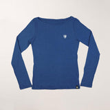 Women's Retro Boat Neck Long Sleeve