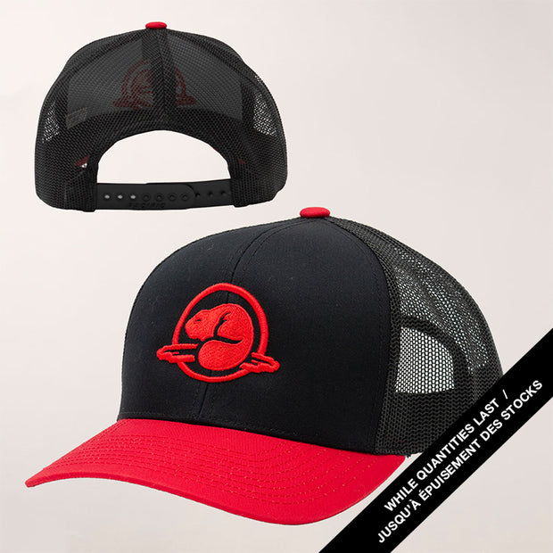 Casquette de style camionneur - noir