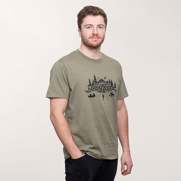 Unisex T-Shirt - Canada Collage