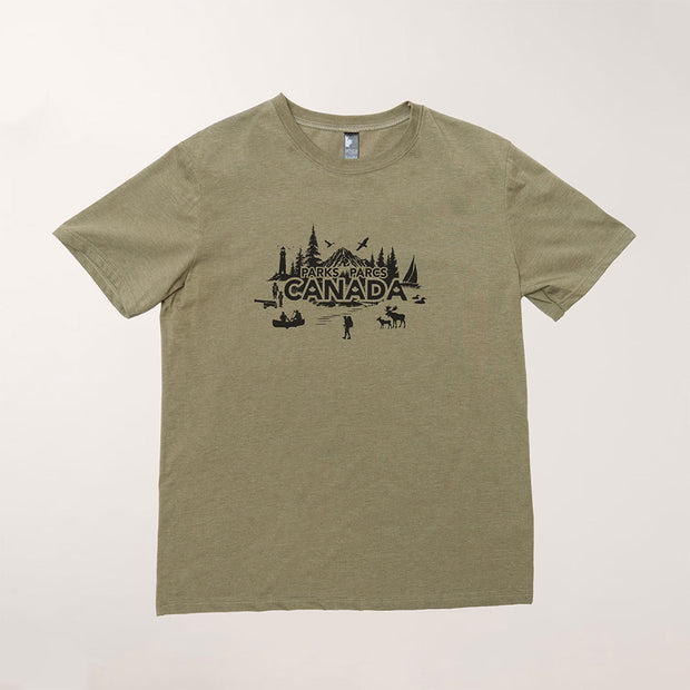 Unisex T-Shirt - Canada Collage