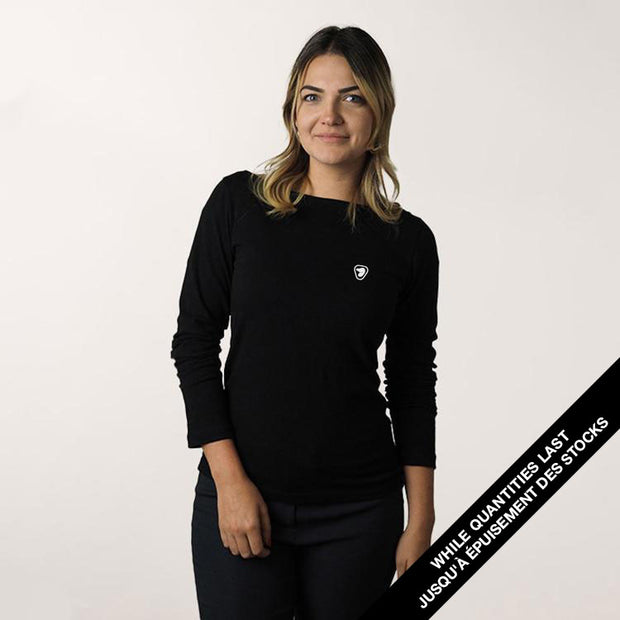 Women's Retro Boat Neck Long Sleeve