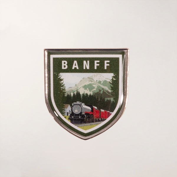 Banff Train Station Lapel Pin