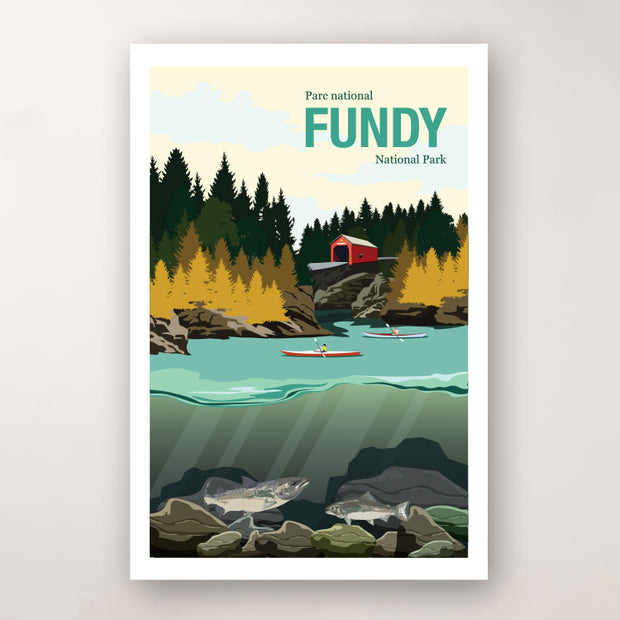 Affiche du parc national Fundy