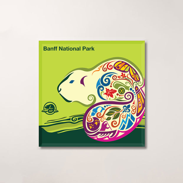 Banff National Park Celebration Magnet